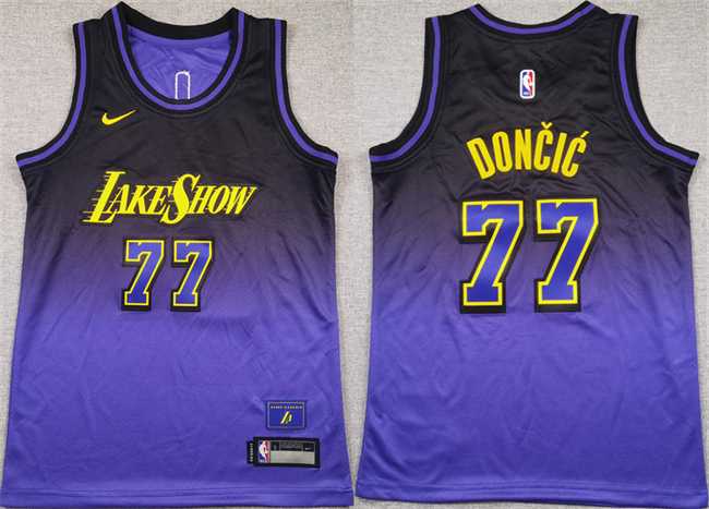 Youth Los Angeles Lakers #77 Luka Doncic Purple 2024 25 City Edition Stitched Jersey,We sell and wholesale Youth Los Angeles Lakers #77 Luka Doncic Purple 2024 25 City Edition Stitched Jersey on line form chian!